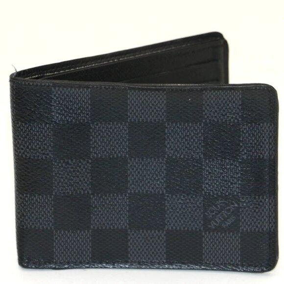 Louis Vuitton Damier Slender Wallet - Black/Gray - Picture 1 of 11